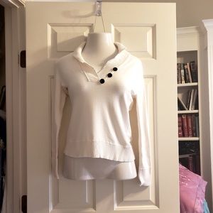 Jones NewYork Cream Cowl Neck Sweater